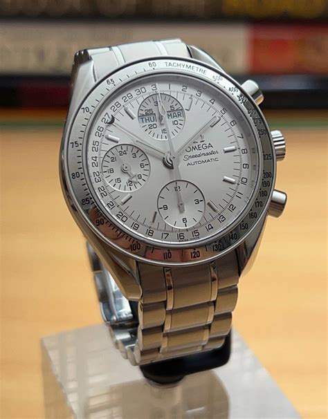 omega speedmaster day date chronograph|omega speedmaster day date month.